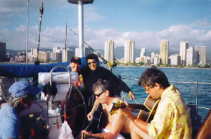 Lennie with Chubby Checkers